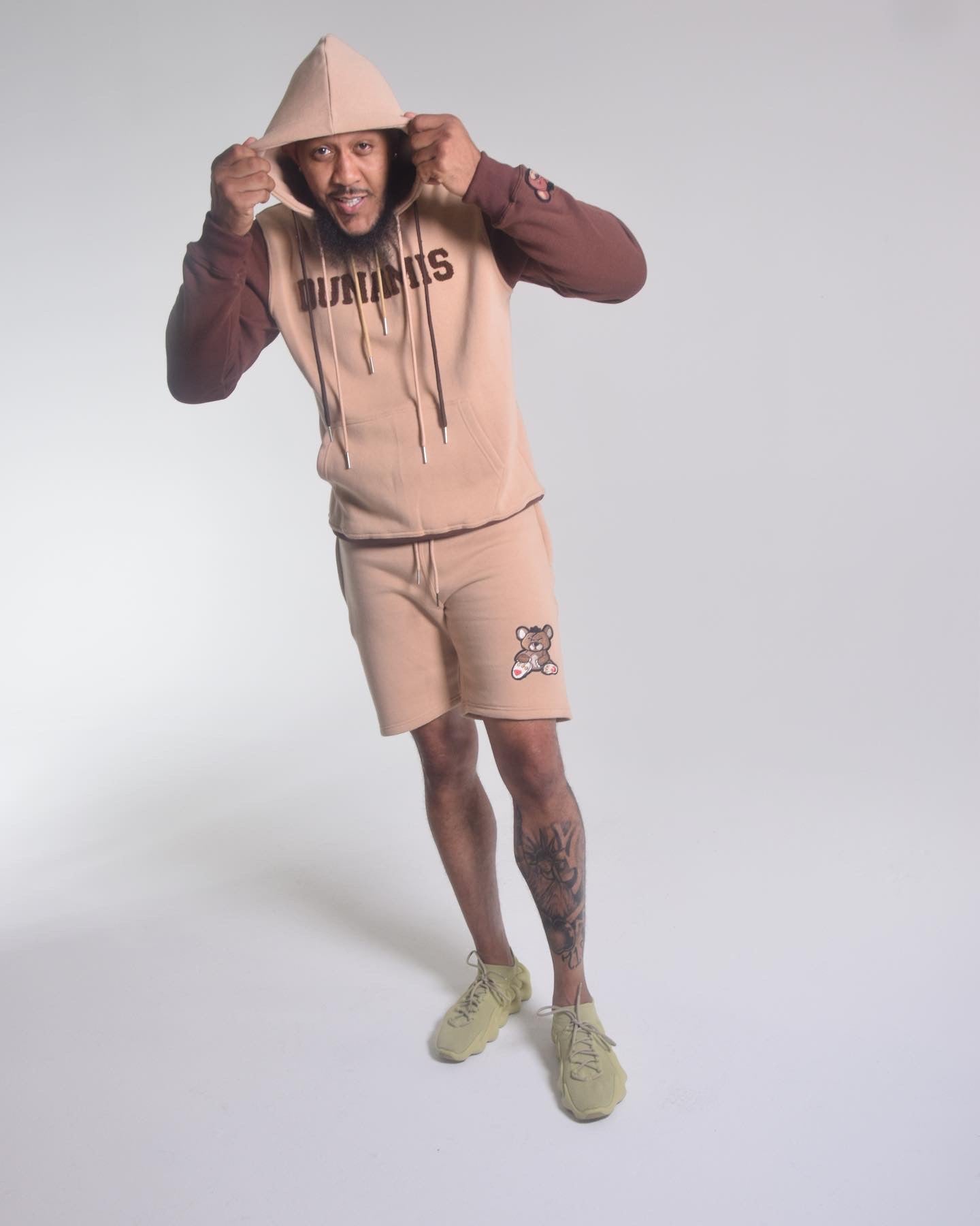 Melanin Hoodie Short Set