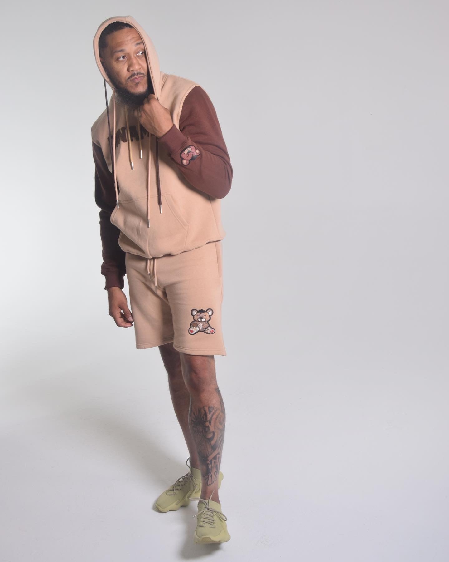 Melanin Hoodie Short Set